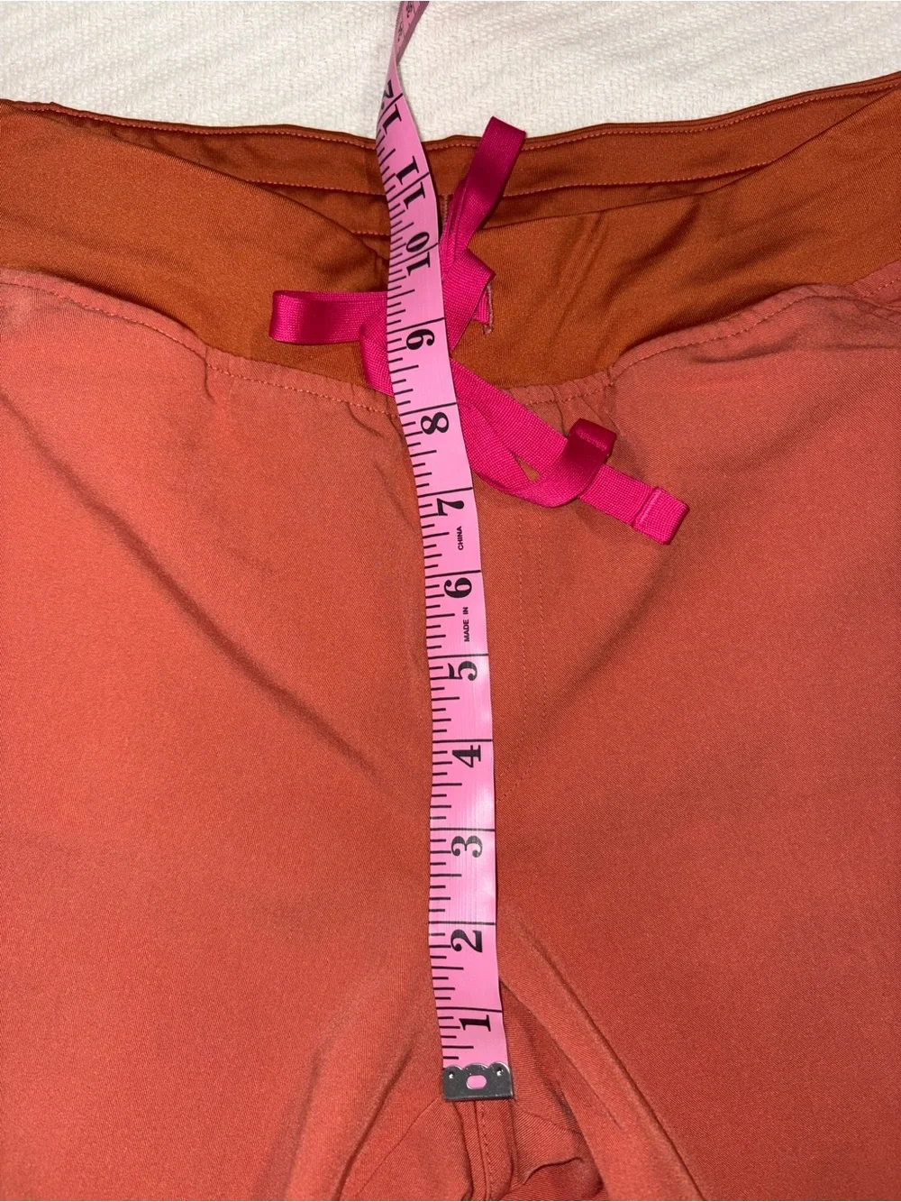 Figs Terracotta Orange Matching Scrub Top and Joggers Set